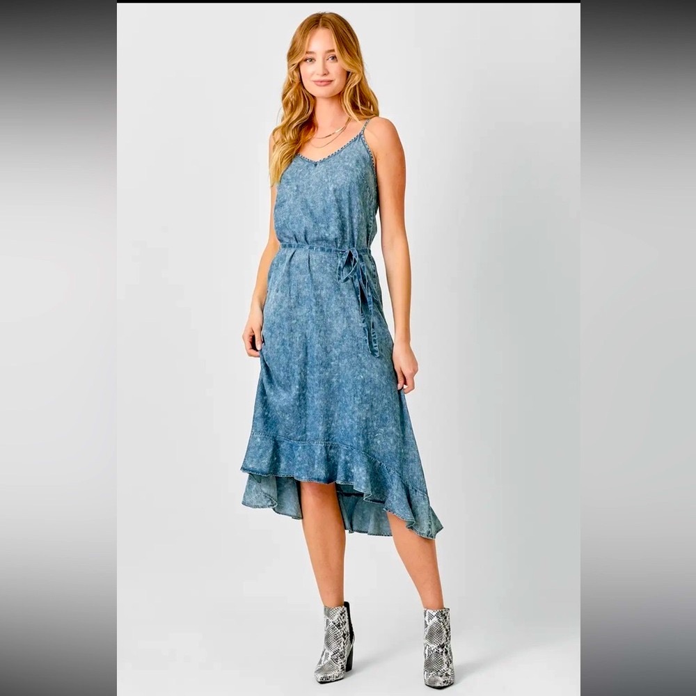 Mystree Blue Midi Dress